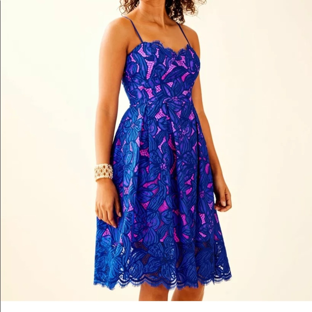 Lilly Pulitzer Camella dress orchid lace